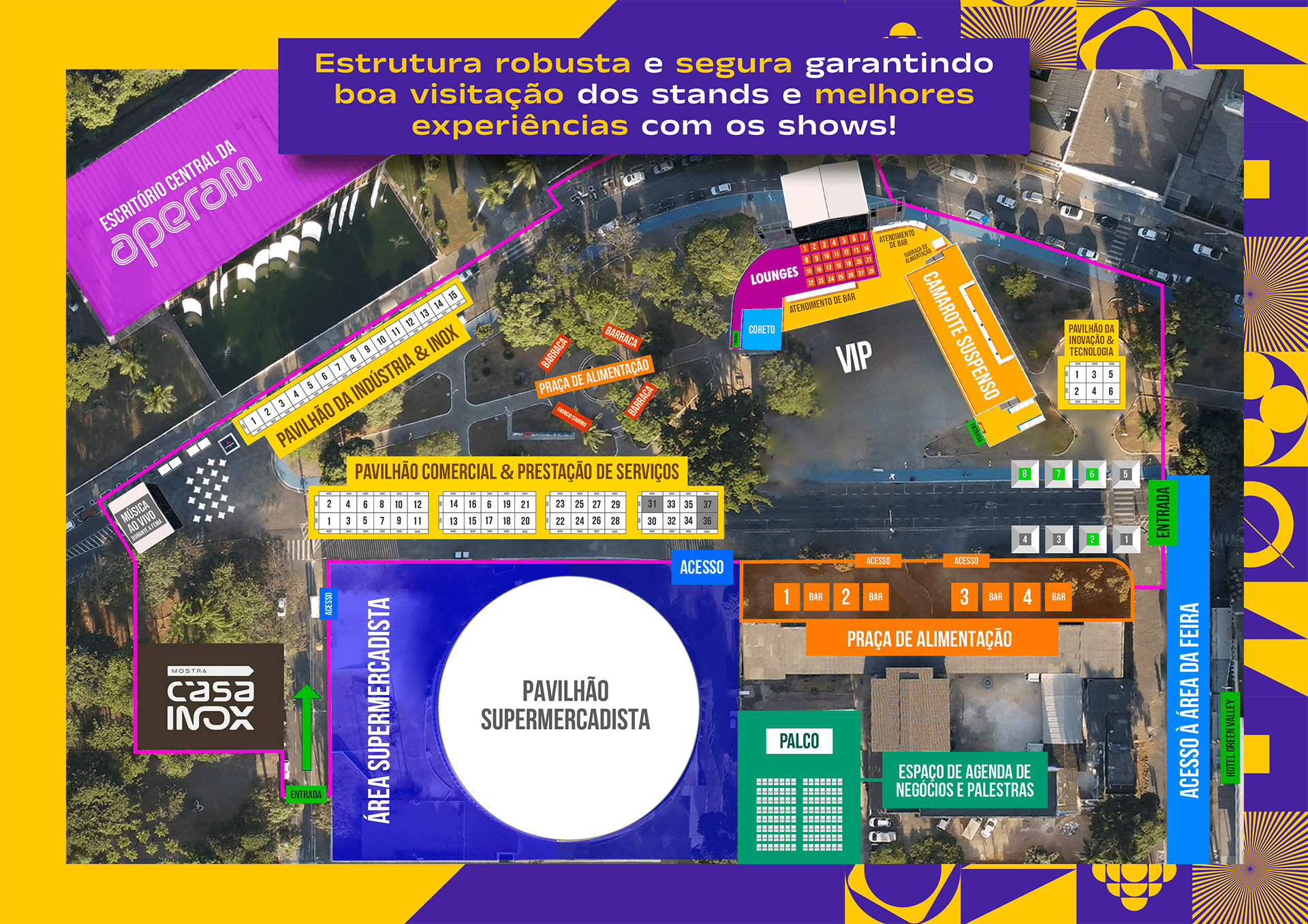 Mapa do Evento Expo Inox 2026